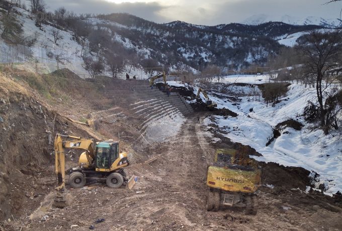 Строительство габионных сооружений