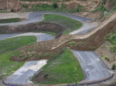 На лыжную трассу Международного комплекса лыжных трамплинов сошел оползень