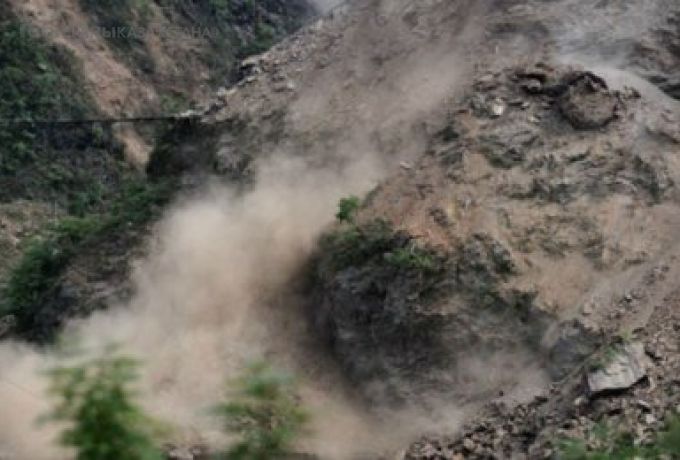 В Алматы сошел оползень