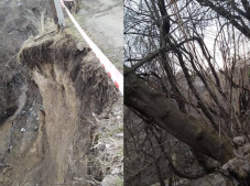 В Алматы который раз сошел оползень